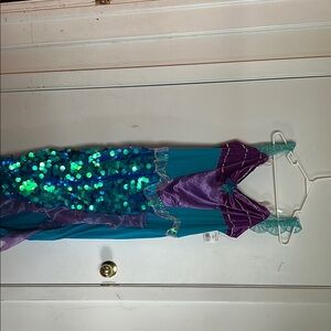 Glamorous Purple and Blue Mermaid Gown